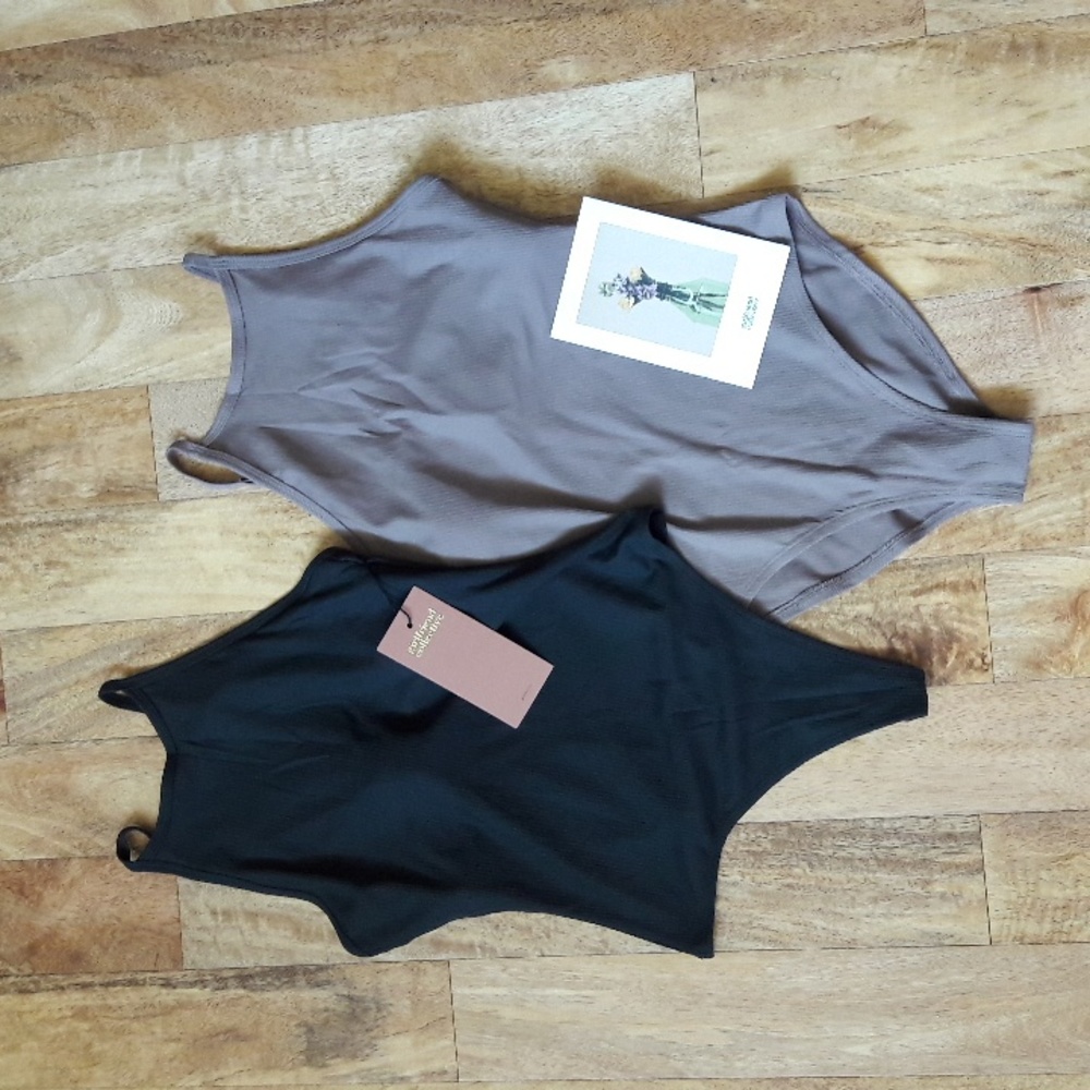 Girlfriend collective bodysuits NWT